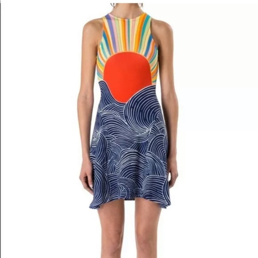RARE Mara Hoffman Iconic Misun Rising Sun Dress XS